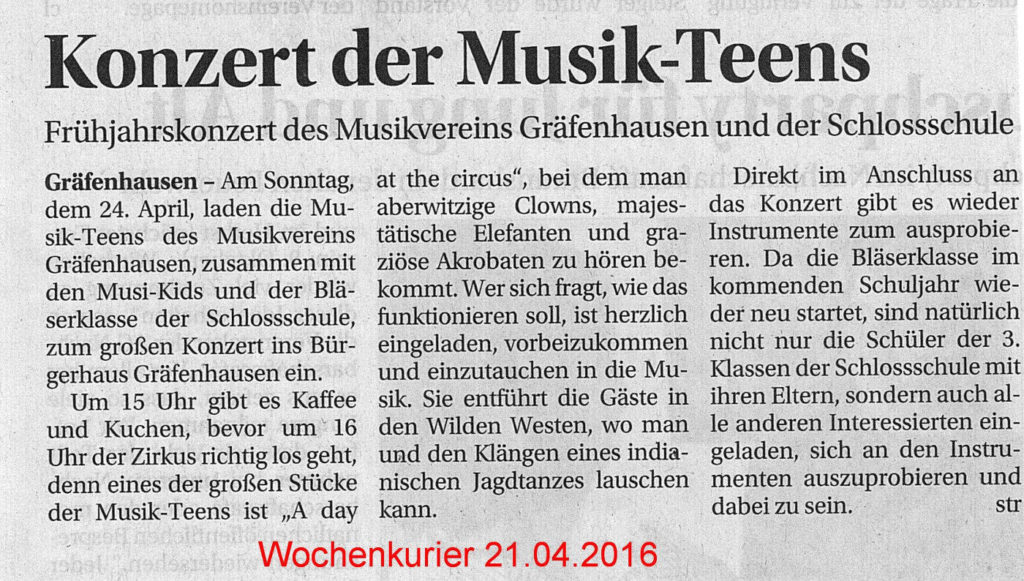 20160421-Wochenkurier-KonzertDerMusicTeens